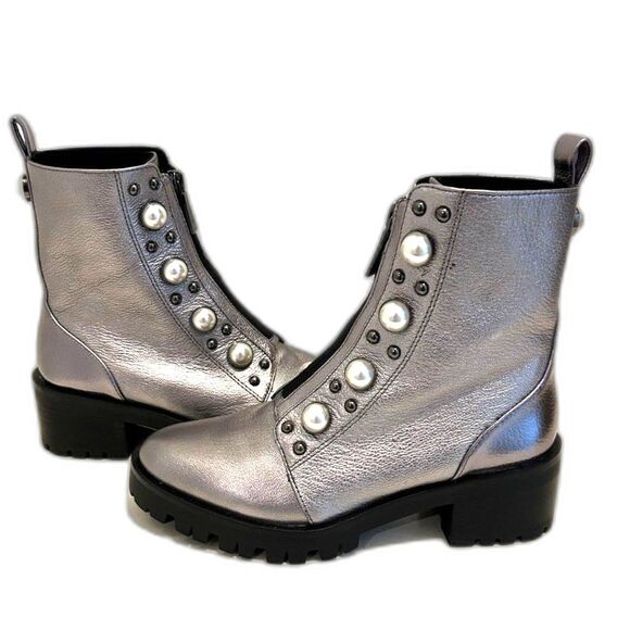 Karl Lagerfeld Paris Payden Combat Boot - Size 6 - NWT